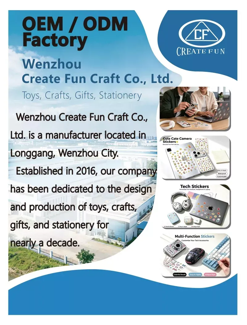 شركة Wenzhou Create Fun Craft Co., Ltd. تتألق في المعرض العالمي: عقد من الابتكار في الملصقات المخصصة والألعاب التي يمكنك صنعها بنفسك