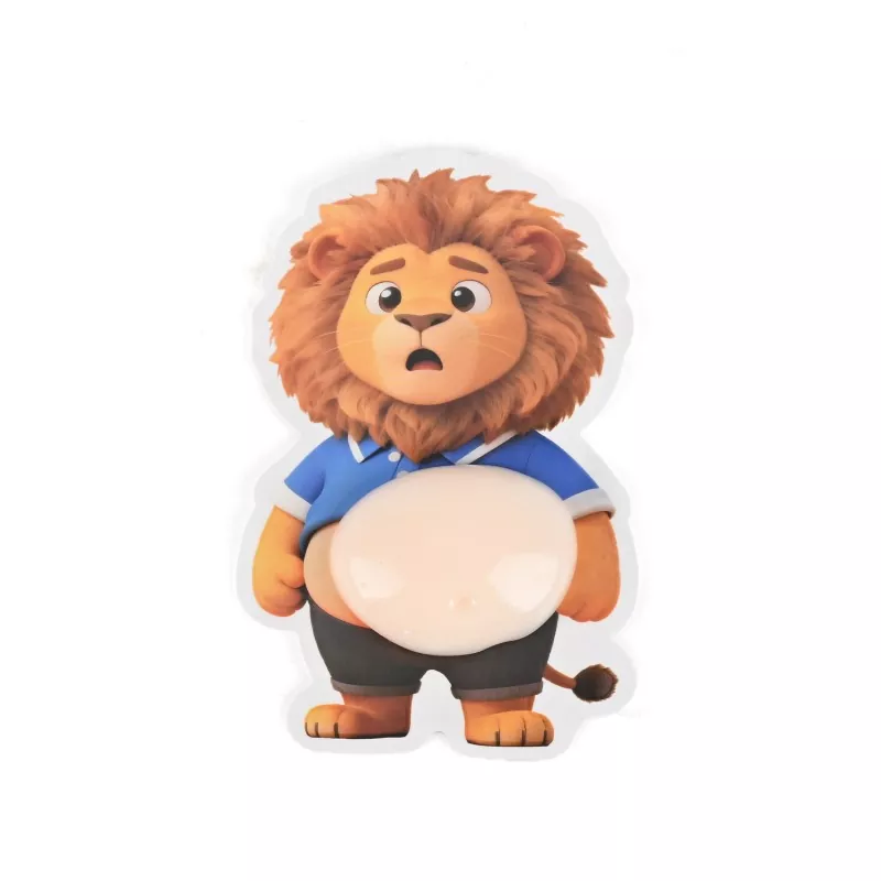 Squishy Peach Butt Puffy Sticker